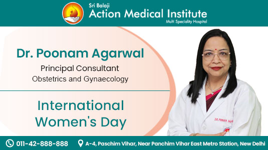 International Women's Day |  Sri Balaji Action Medical Institute